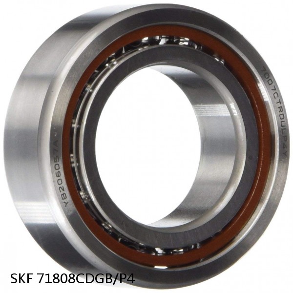 71808CDGB/P4 SKF Super Precision,Super Precision Bearings,Super Precision Angular Contact,71800 Series,15 Degree Contact Angle