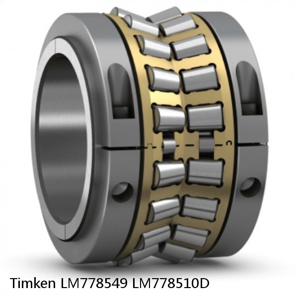 LM778549 LM778510D Timken Tapered Roller Bearing Assembly