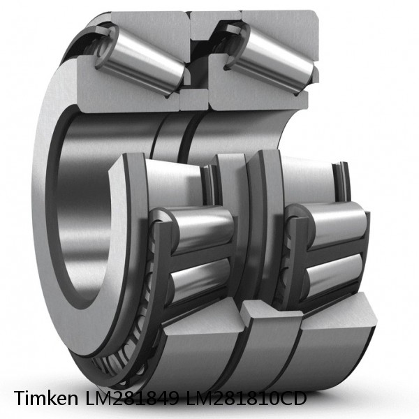LM281849 LM281810CD Timken Tapered Roller Bearing Assembly