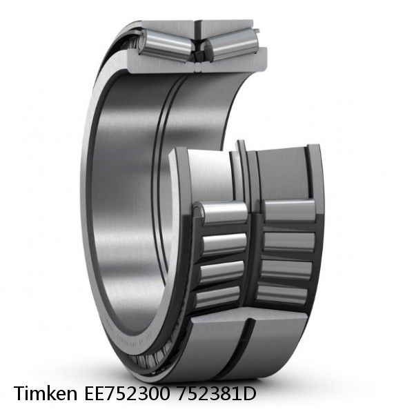 EE752300 752381D Timken Tapered Roller Bearing Assembly