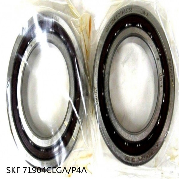 71904CEGA/P4A SKF Super Precision,Super Precision Bearings,Super Precision Angular Contact,71900 Series,15 Degree Contact Angle